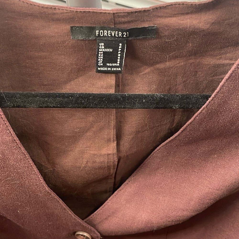 Forever21 cropped vest